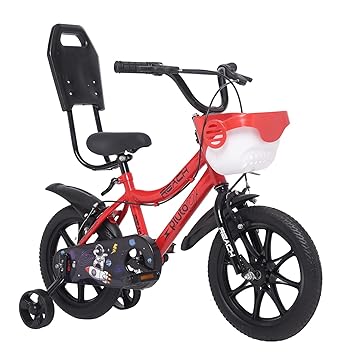 Reach Pluto 14T Juniors Kids Cycle with ?Training Wheels, for Boys & Girls | 90% Assembled | Frame Size:12 Inch | Ideal for Height: 3 ft + | Ideal for Ages 2-5 Years