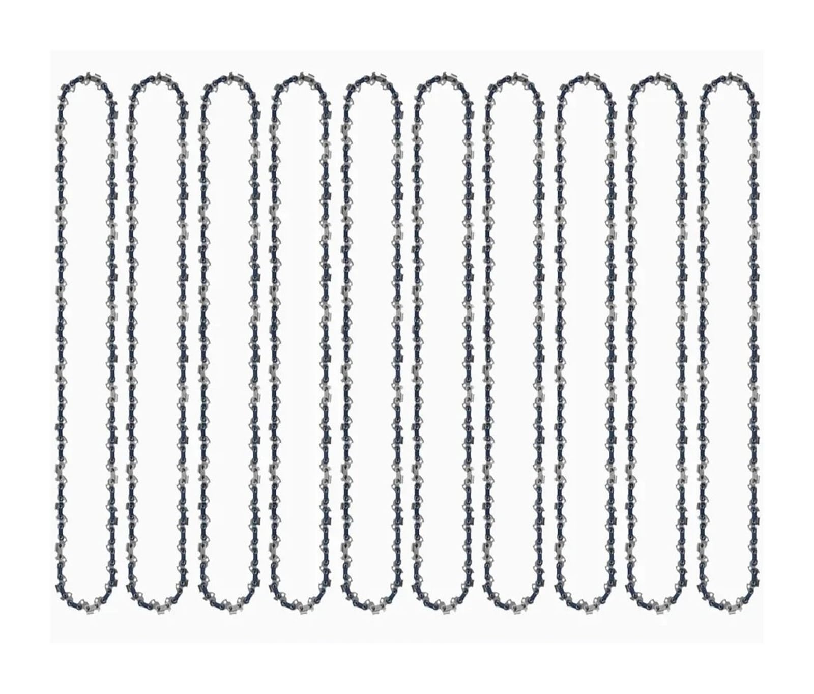 Cadena para Mini motosierra 16 pulgadas 3/8 "LP sierra eléctrica 56 enlaces de accionamiento sierra hoja 16".(10pcs 16-inch Chain)