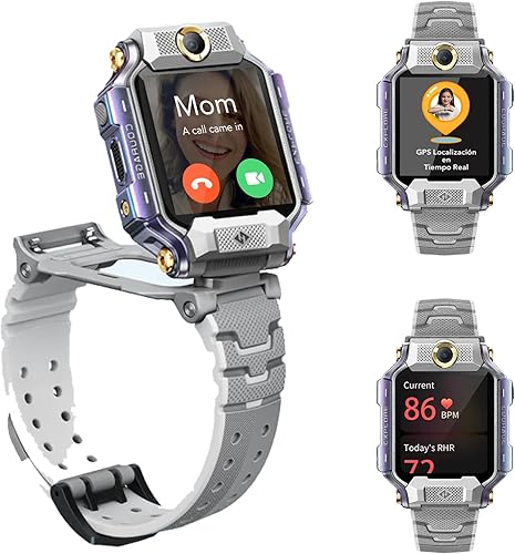 Miniatura 1 de imoo Reloj inteligente para niños, cámaras duales delanteras y traseras, videollamadas HD y chat, relojes inteligentes impermeables IP68, modo