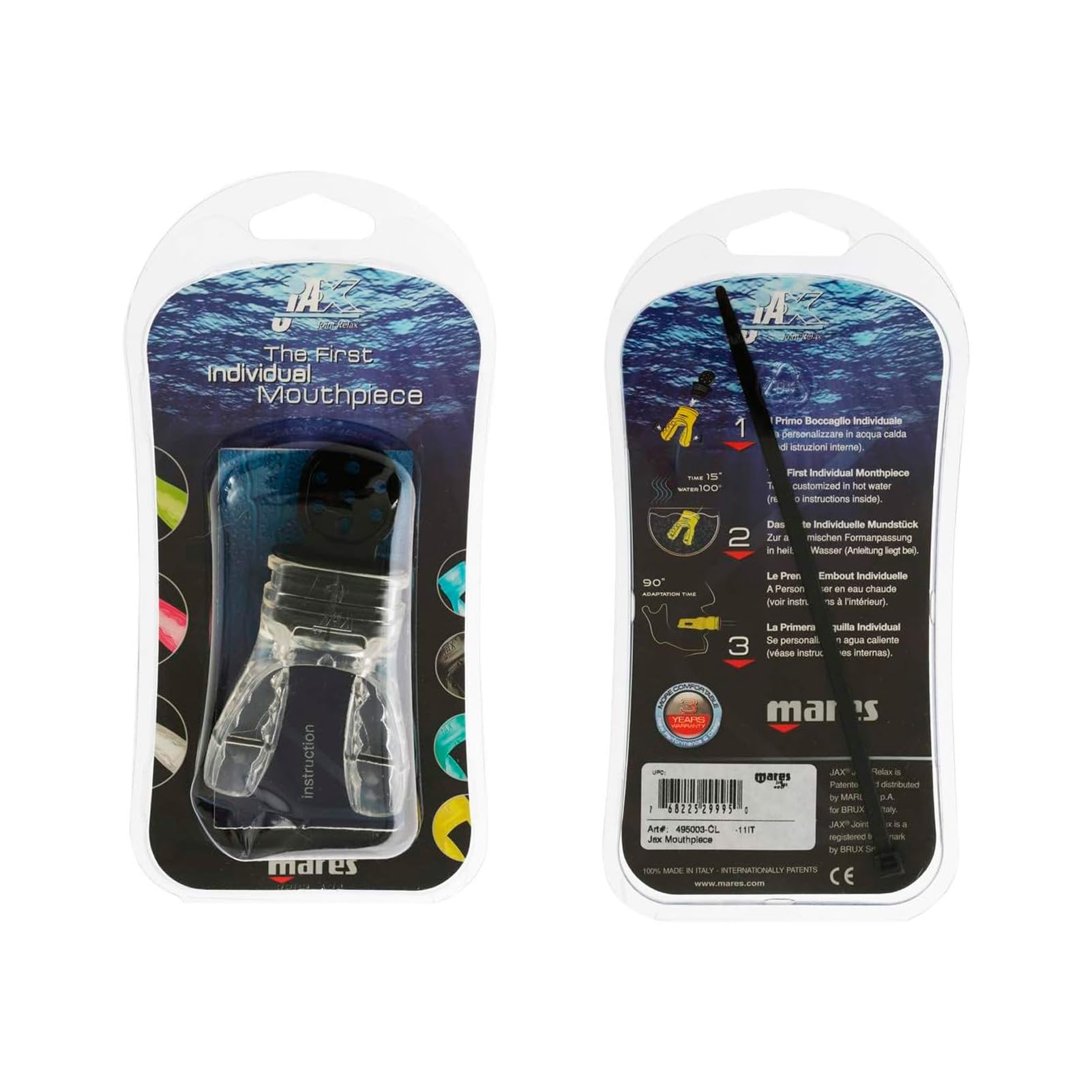 Mares Adulti paradenti Jax Mouth Piece