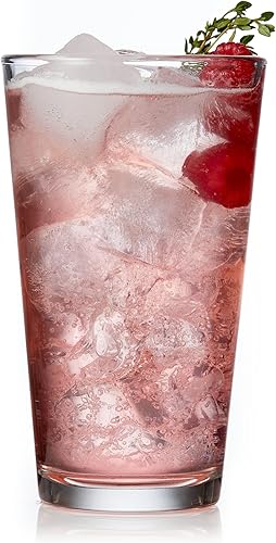 Juego de 6 vasos de cerveza de 16 onzas vaso mezclador Libbey 1639HT