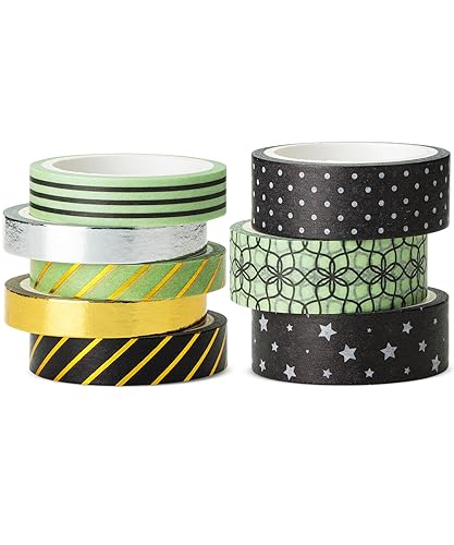 Vista 155 de Mr. Pen - Juego de cintas Washi, 21 rollos, tamaños surtidos, cinta washi floral para diario