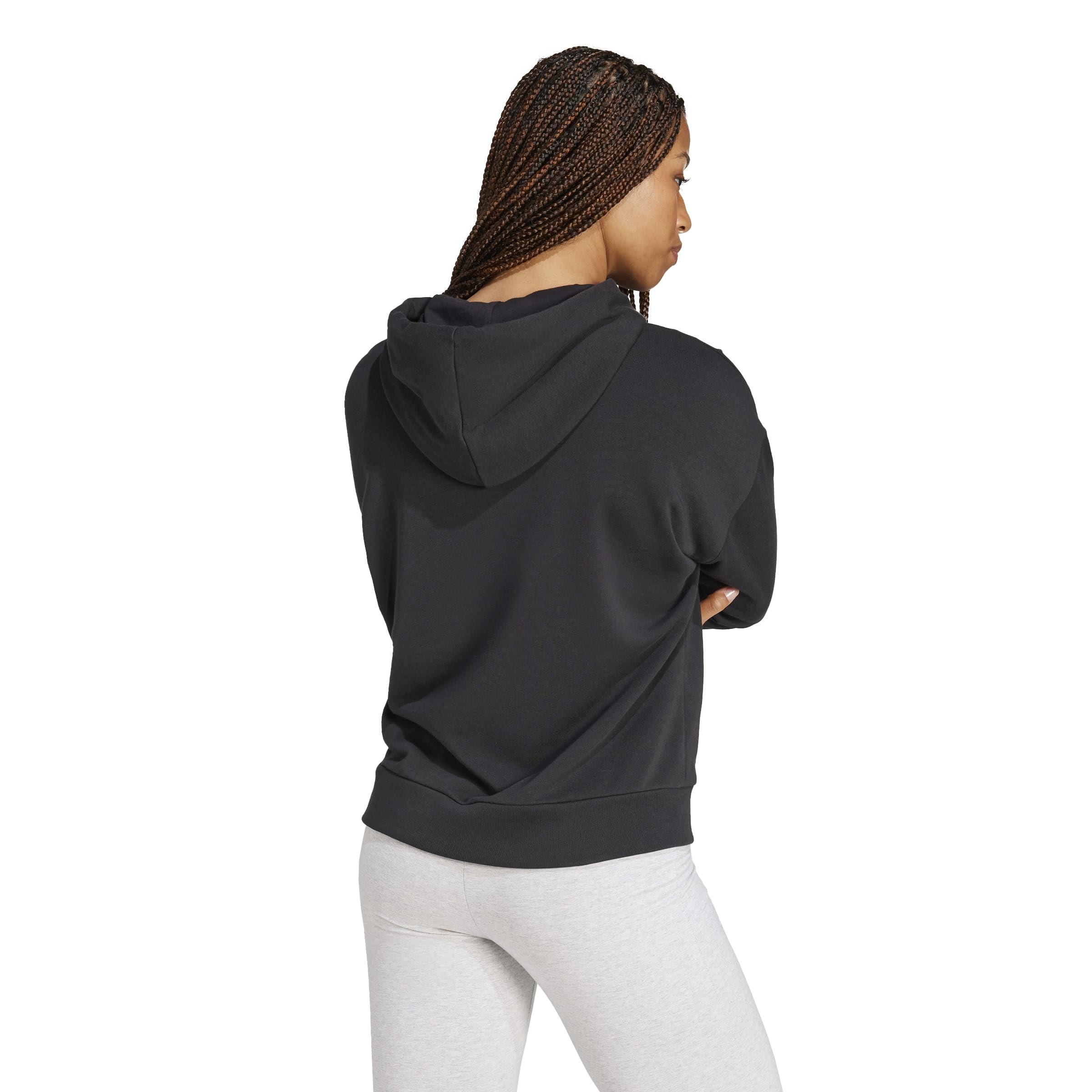 Adidas Mujer Essentials Small Logo French Terry Hoodie
