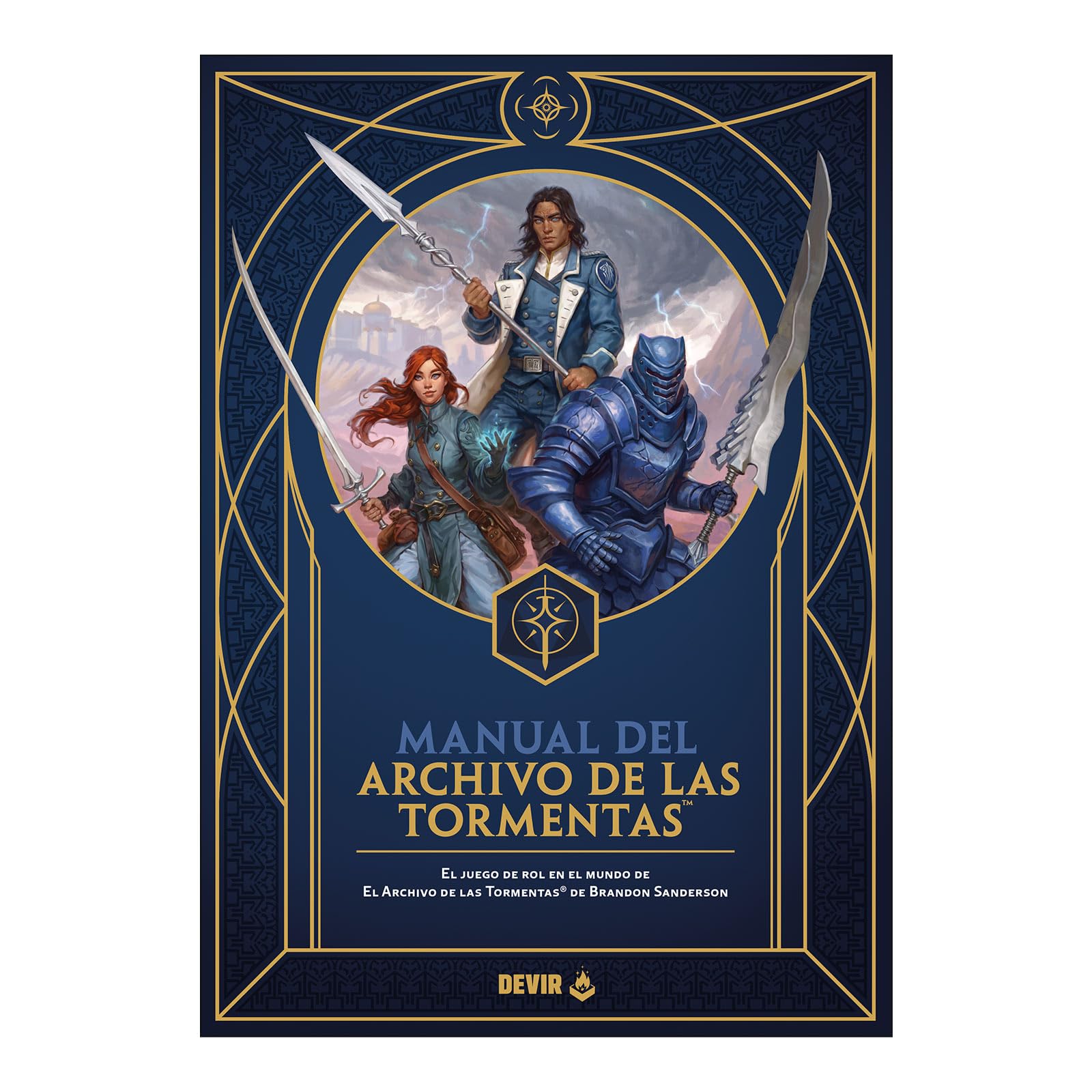 Devir - Manual de rol El Archivo de las Tormentas – Juego de rol del Cosmere de Brandon Sanderson, libro básico de reglas de fantasía épica (ARTOMANUALSP)