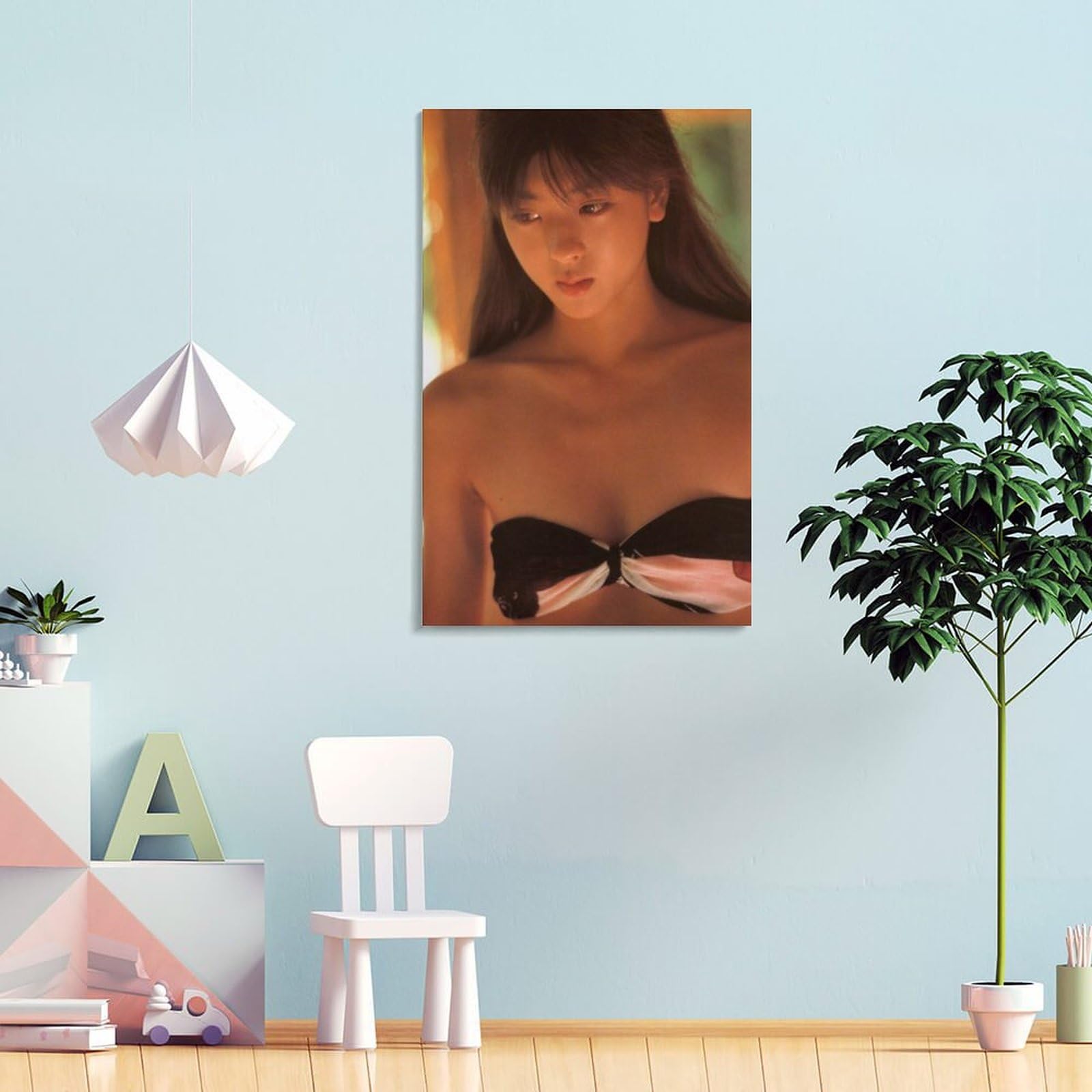 ʚ♥ɞsugar ʚ♥ɞ専用ページ Amazon.co.jp: 中山忍写真ビキニセクシーポスター壁の絵 キャンバス