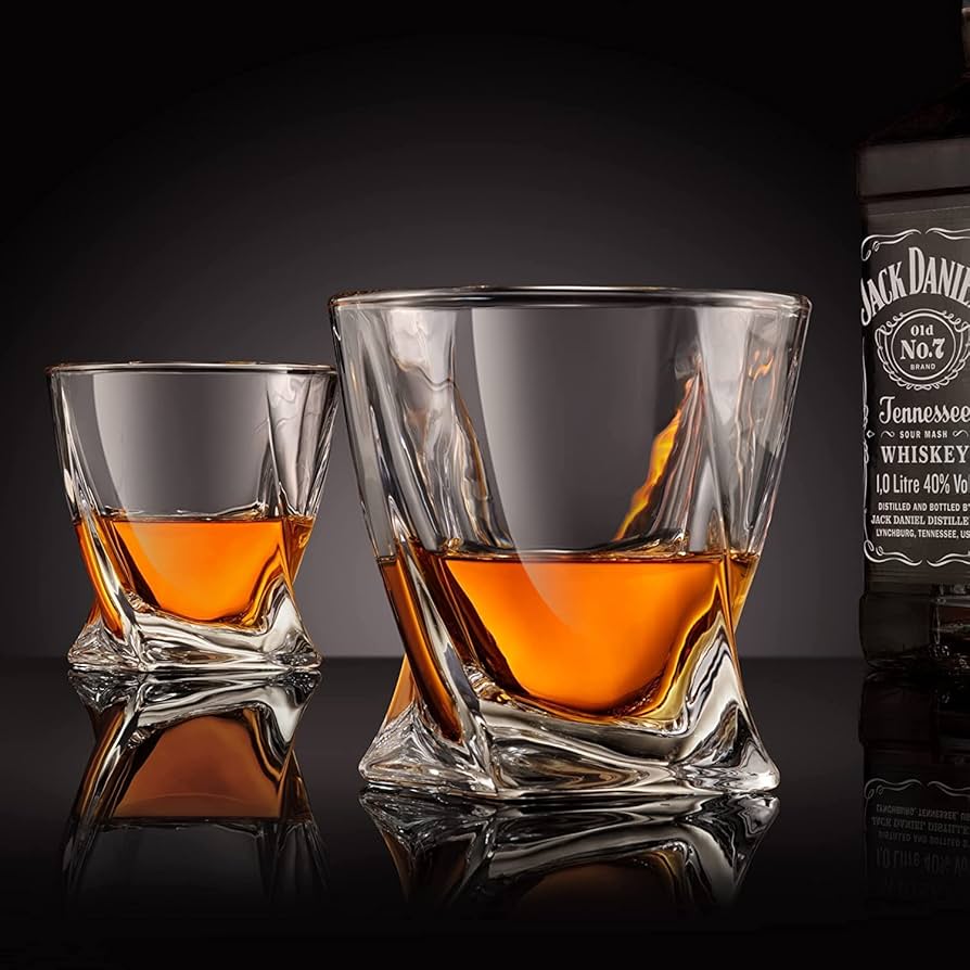 Amazon.com | CYOIDAI Bohemian Crystal Glass Set of 6 Whiskey