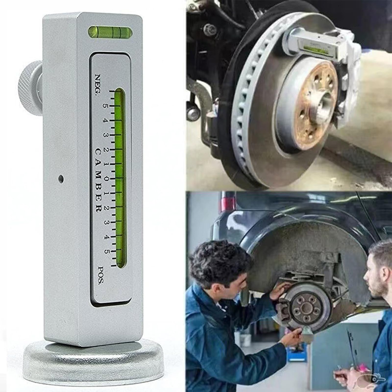 Outil de Jauge Magnétique Réglable Universel Outil d'alignement de Roue de Jambe de Force de carrossage pour la Réparation de Pneus de Camion de Voiture RV
