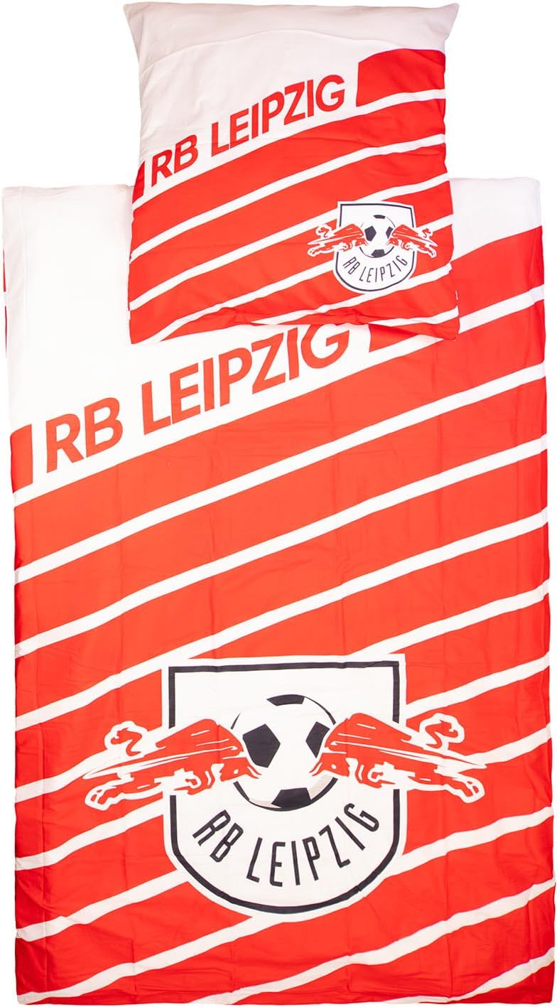 RB LeipzigStripe Bed Linen (Red/White)
