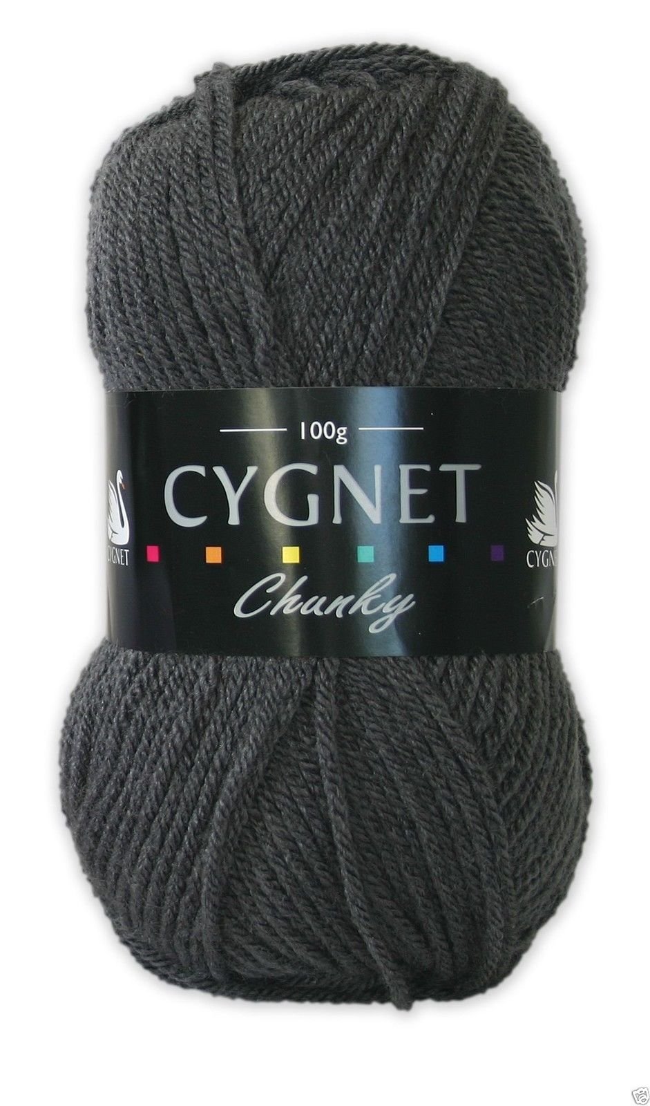 Cygnet Chunky Knitting Yarn 100g 100% Acrylic 967 Graphite