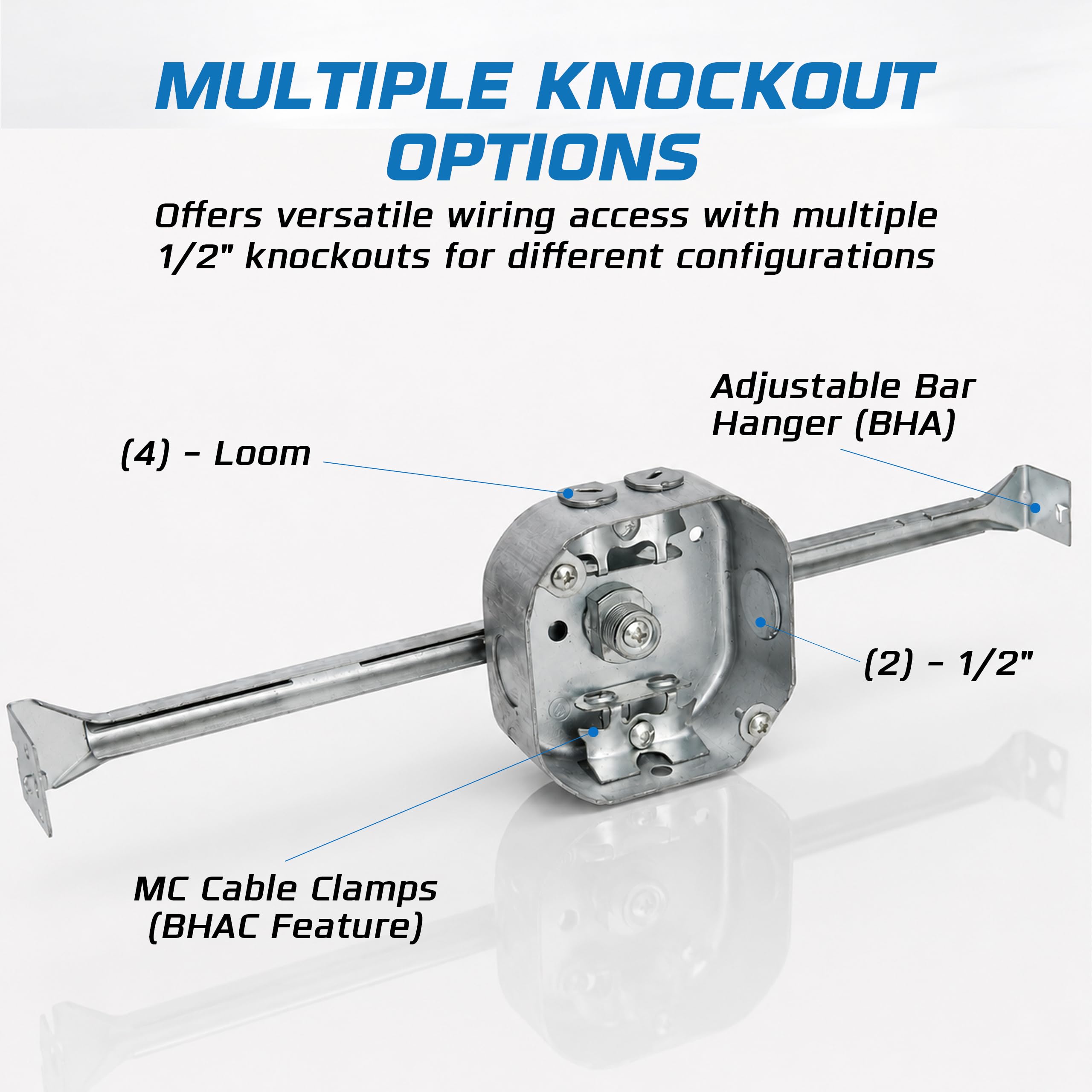 Galvanized Electrical Box - 4 Inch Octagon -3 Galvanized Electrical Box - 4 Inch Octagon -3