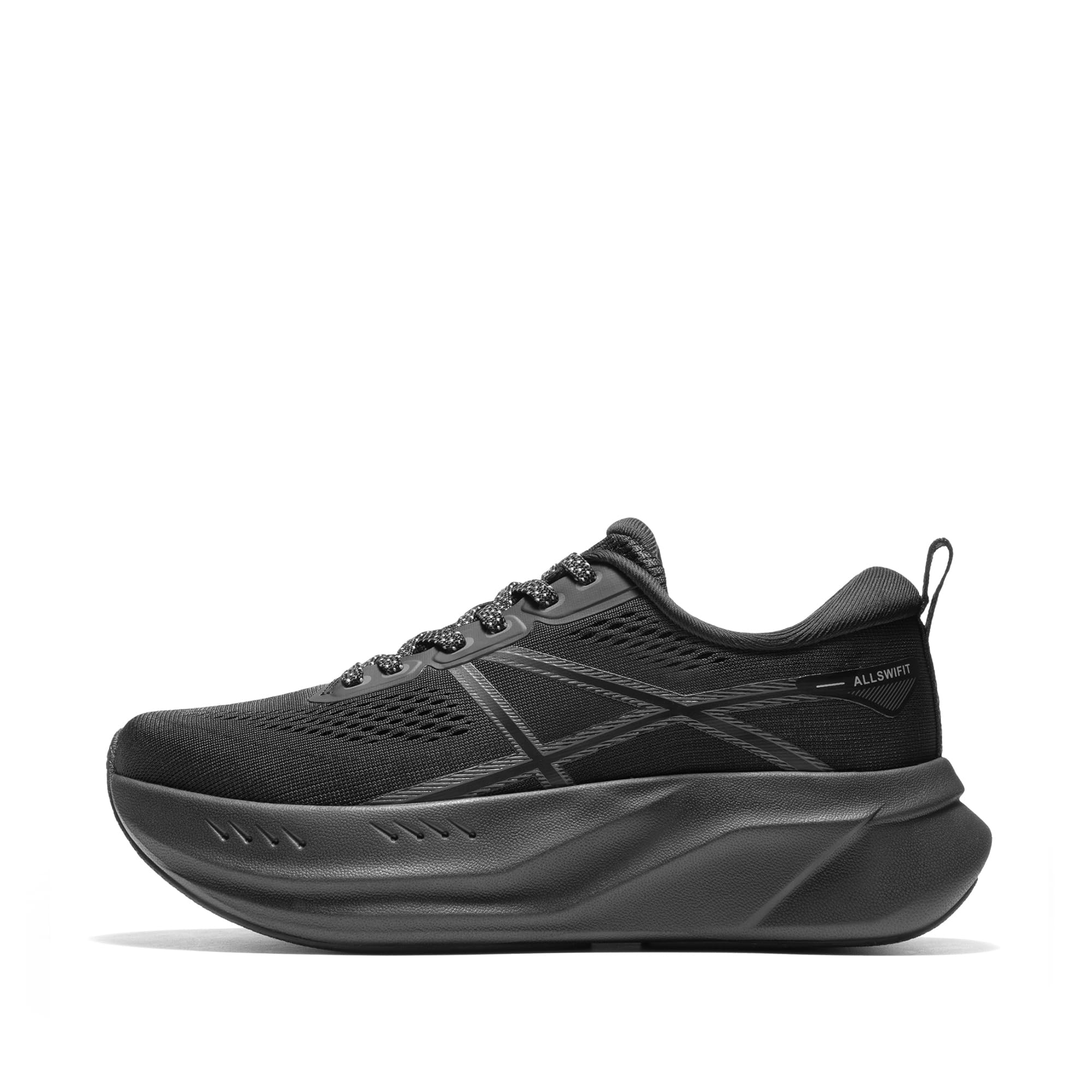 ALLSWIFIT Damskie buty do biegania szosowego poduszka buty tenisowe antypoślizgowe wygodne lekkie siłownia trening atletyczny wsparcie łuku trampki do chodzenia Active5K