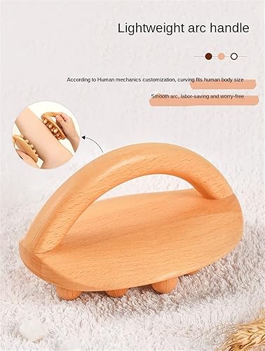 Miniatura 4 de 14 cuentas de mano Gua Sha cepillo de masaje de madera natural cintura pierna cuerpo meridiano raspado celulitis herramienta 1 unids