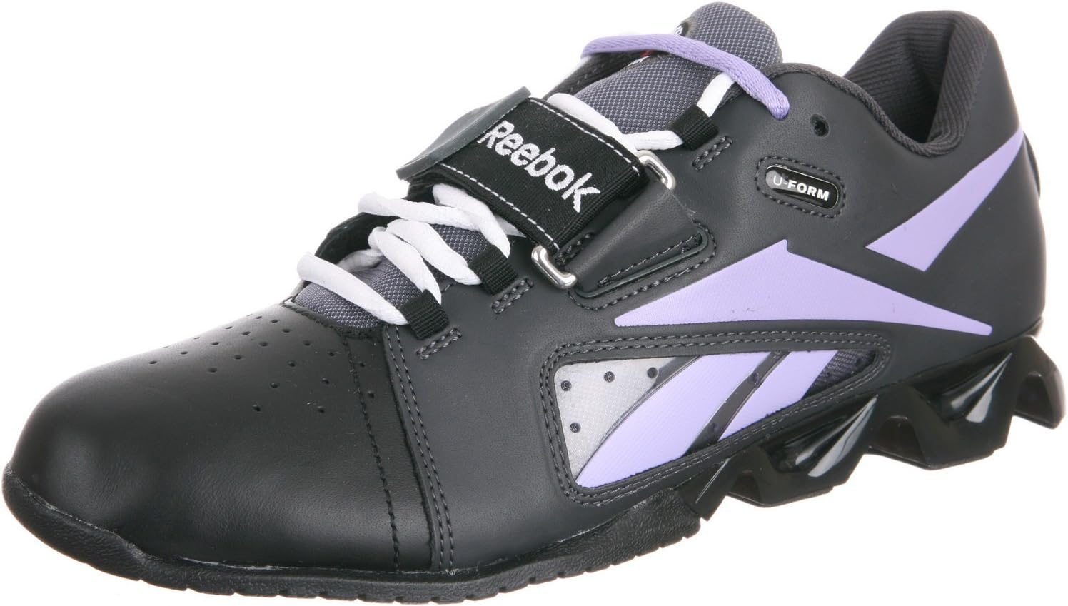Reebok Womens Lifting Shoes Size 9 M V48459 Crossfit Lifter Black Leather