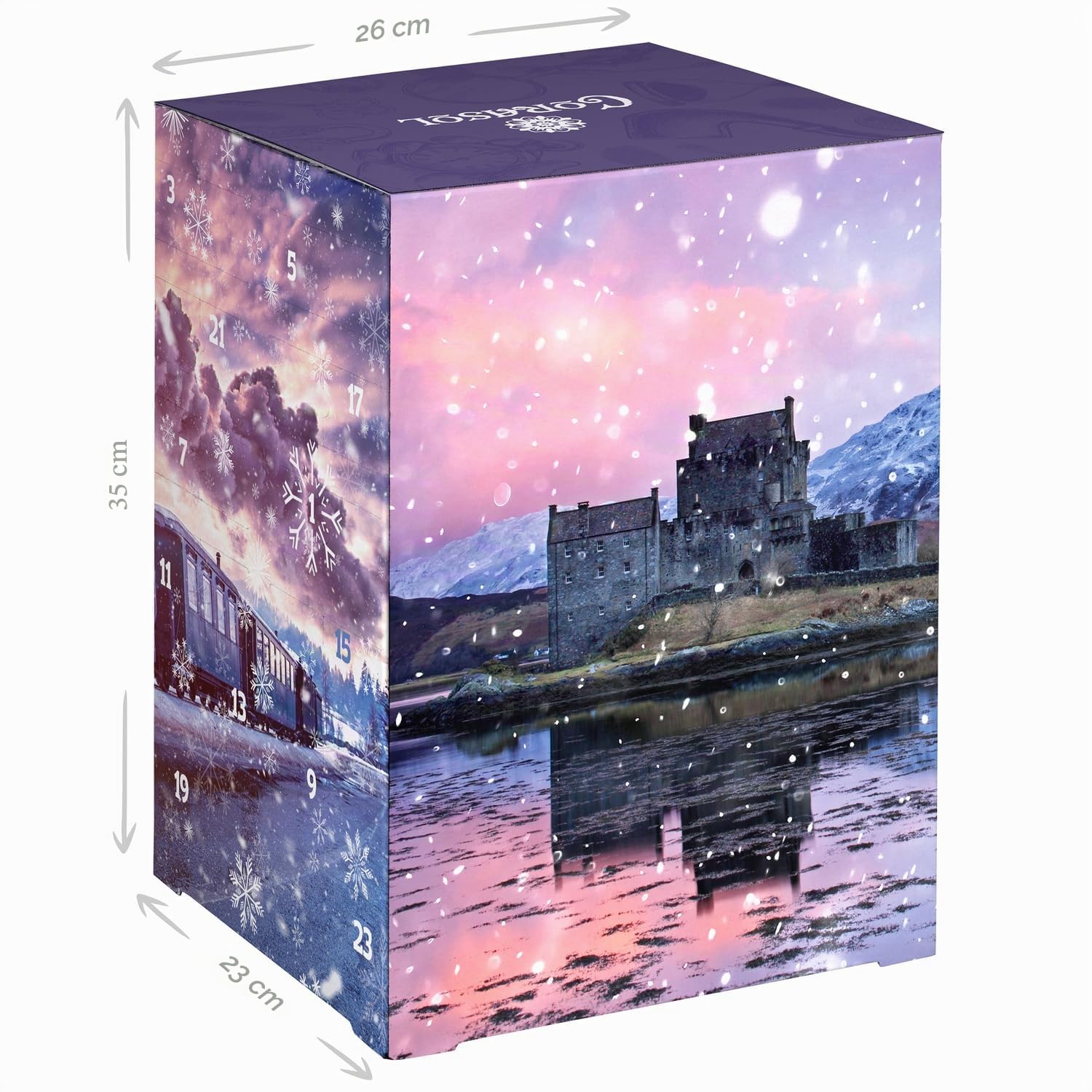 Corasol Premium Krimi & Kaffee Adventskalender 2025 für Rätsel-Fans: Mord in den Highlands (240 g)