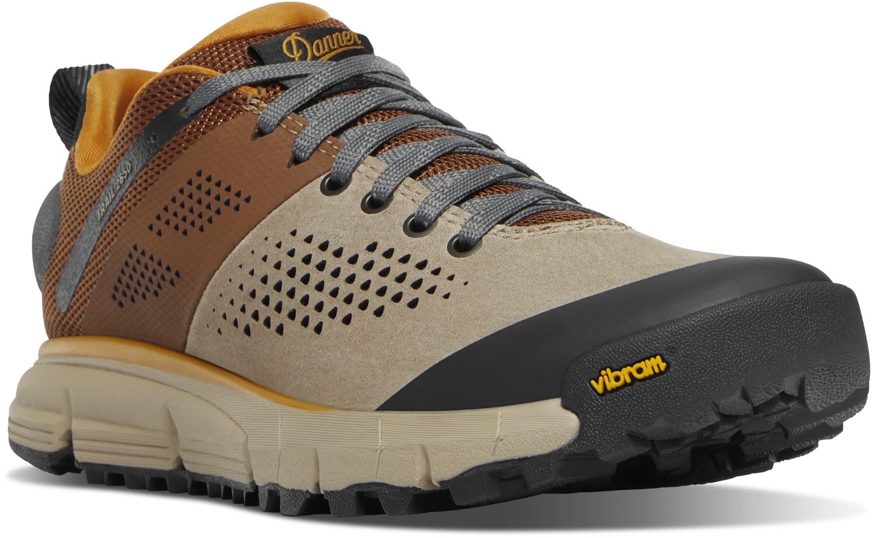 Danner Trail 2650 3” Hiking Shoes for Women - Durable Suede & Textile Upper with Breathable Mesh Lining, Ortholite Footbed & Vibram Traction Outsole
