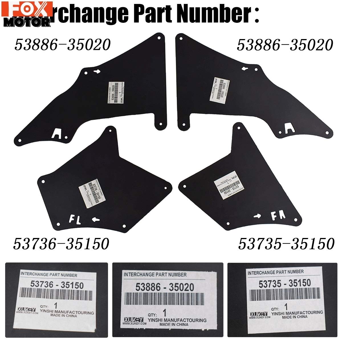 Mud Flap Anteriore Posteriore for Auto for Toyota Land Cruiser Prado 2003-2020 Paraspruzzi Mudflap Parafanghi Fender Liner Shield Grembiule Seal Paraspruzzi Auto