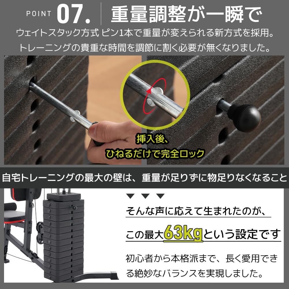 Amazon.co.jp: BTM マルチホームジム アジャスタブルトレーニング