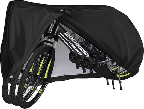 Puroma Cubierta de bicicleta para exteriores, impermeable, impermeable, lluvia, sol, rayos UV, polvo, viento, con agujero de bloqueo para bicicleta