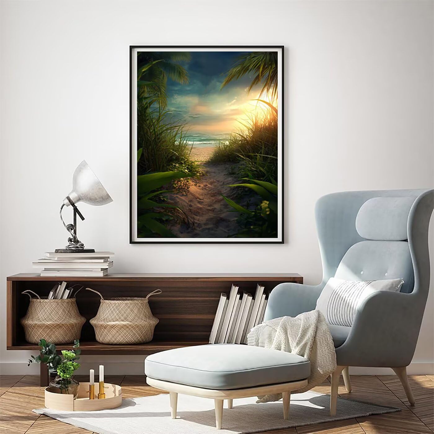 Krajobraz plaża duży diamentowy obraz artystyczny 81 x 100 cm, DIY kwadratowy obraz diamentowy pełne wiercenie kryształ sztuka rzemiosło haft krzyżykowy mozaika zestaw na Boże Narodzenie dom ściana