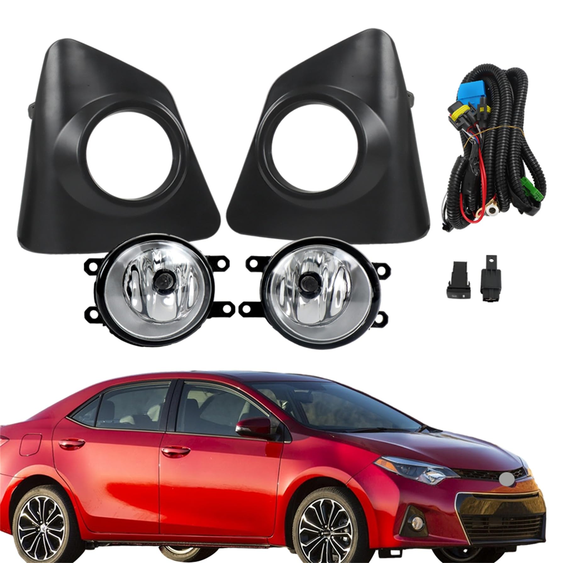 Fog Lights Assembly Replacement for Corolla Sport SE S image 1