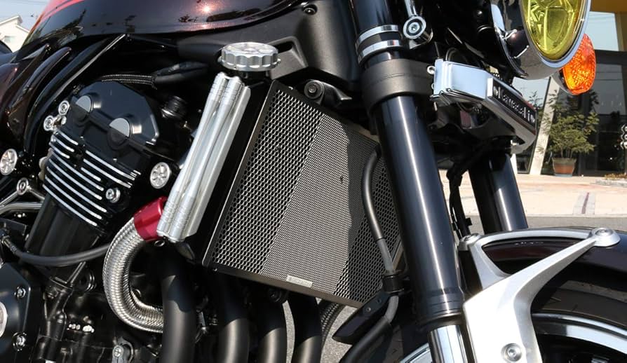 Z900RS　PMC アーキ　ラジエター　コアガード　シルバー PMC (ピーエムシー) ラジエターコアガード シルバー Z900RS