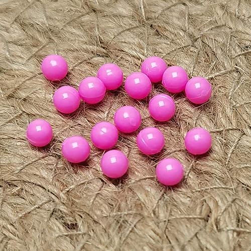 Miniatura 5 de Chenkou Craft 3000 unidades, 1 caja, 15 colores, redondas, perlas de imitación, sin agujero, cuentas sueltas sólidas (mezcla, 0.118 pulgadas)