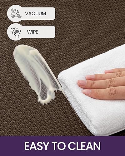 Miniatura 5 de DEXI Alfombra de cocina anti-fatiga, antideslizante, acolchada, cómoda, de pie, impermeable y a prueba de aceite, fácil de limpiar, 17 x 59