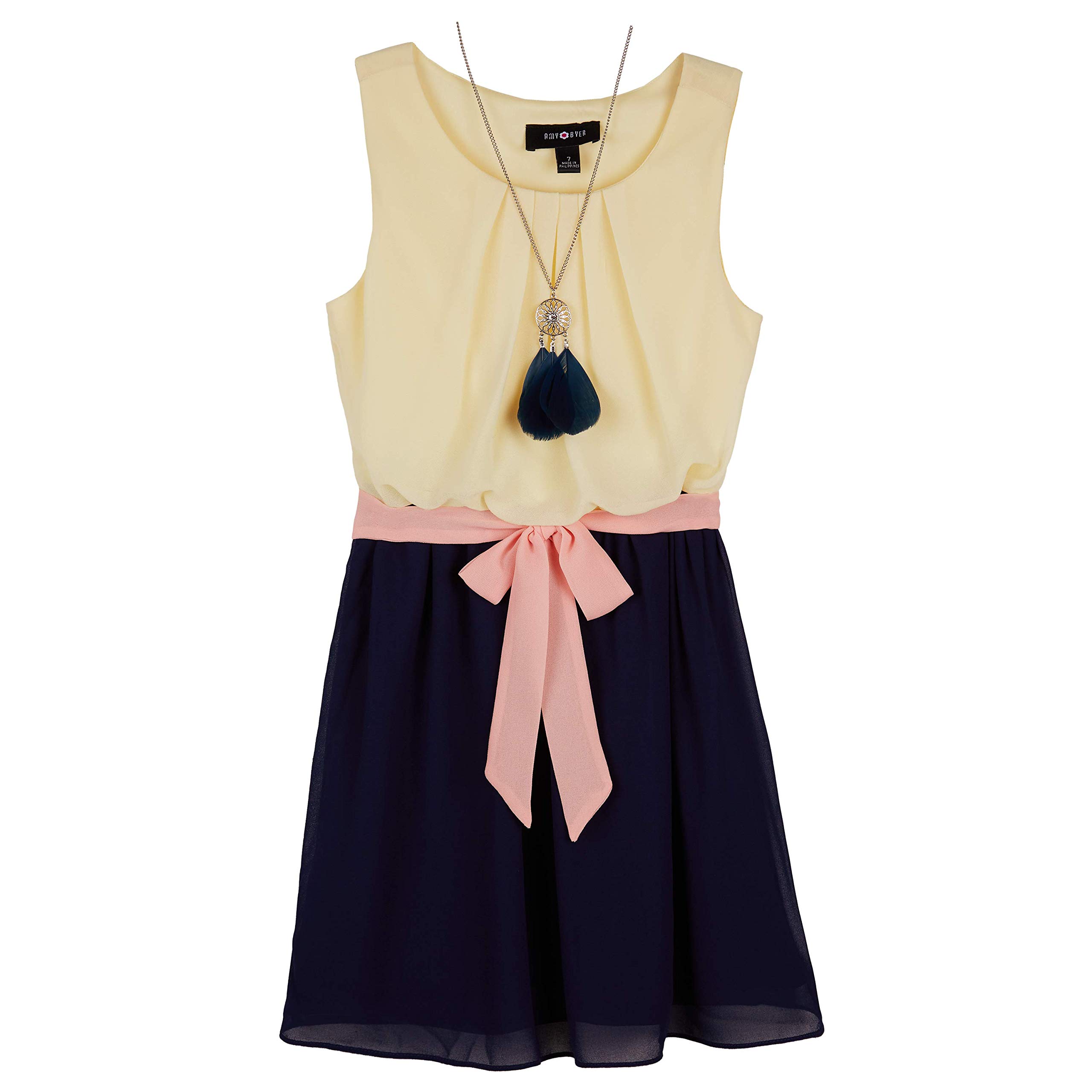 Amy ByerGirls' Sleeveless Blouson Dress