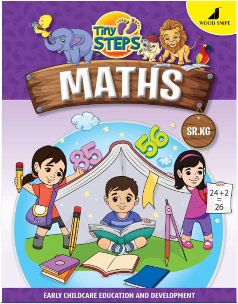 Woodsnipe Tiny Steps - Maths Number Writing Book C | Age 4 to 6 Years | 1 to 100 Number For Homeschooling | Tracing and Writing Practice | Fun Filled Activity for Nursery Kids