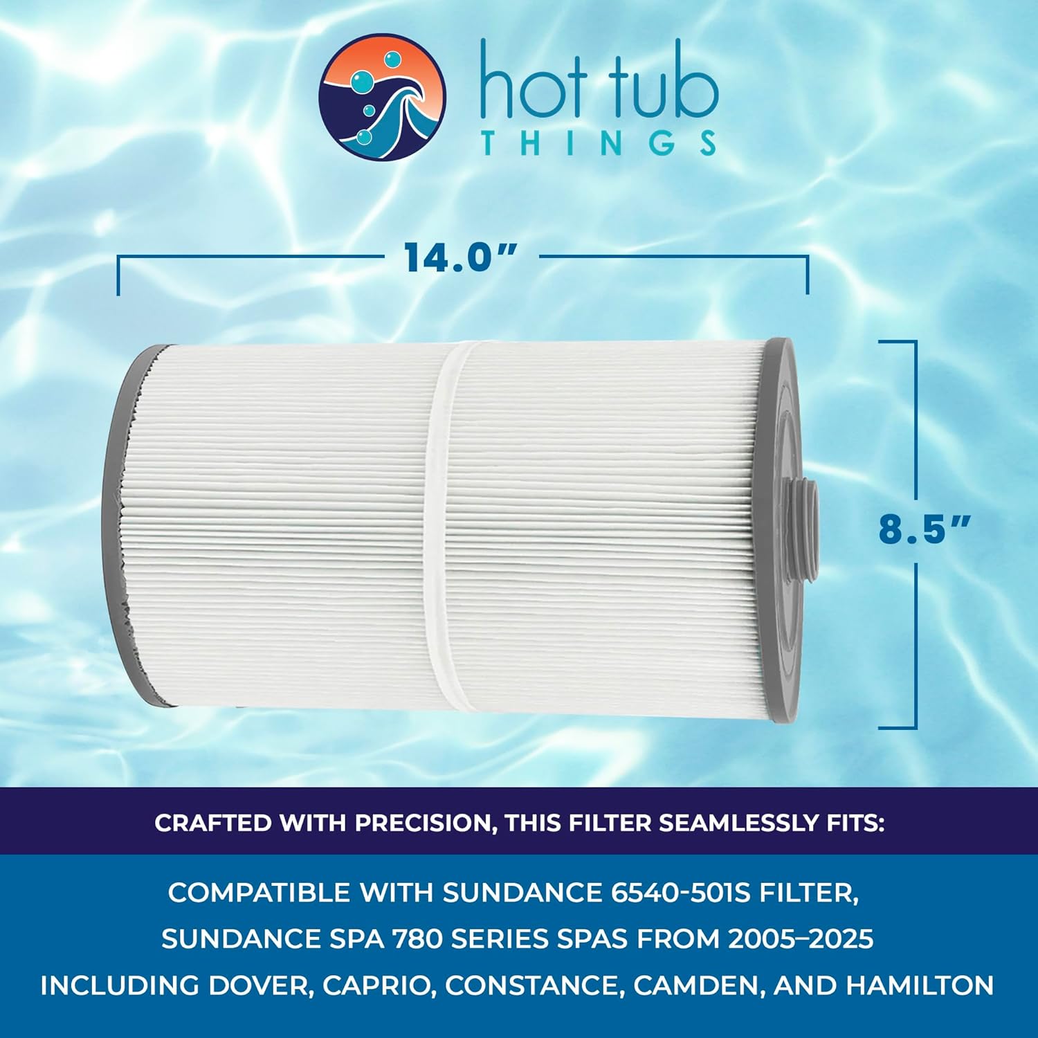 Sundance 6540-501 Microclean Filter Cartridge 75sq ft