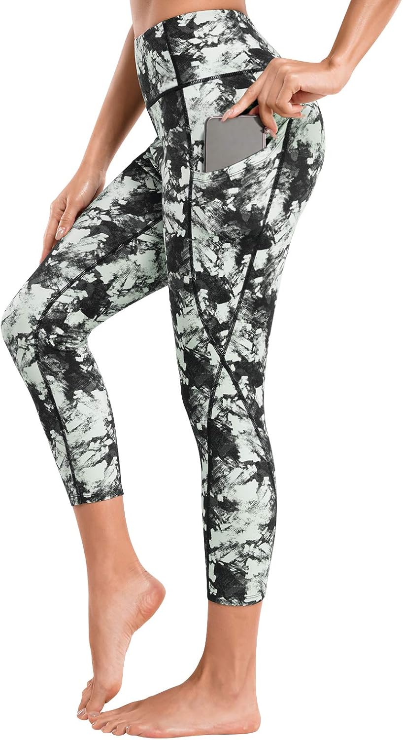 Cropped workout leggings with pockets Clearance