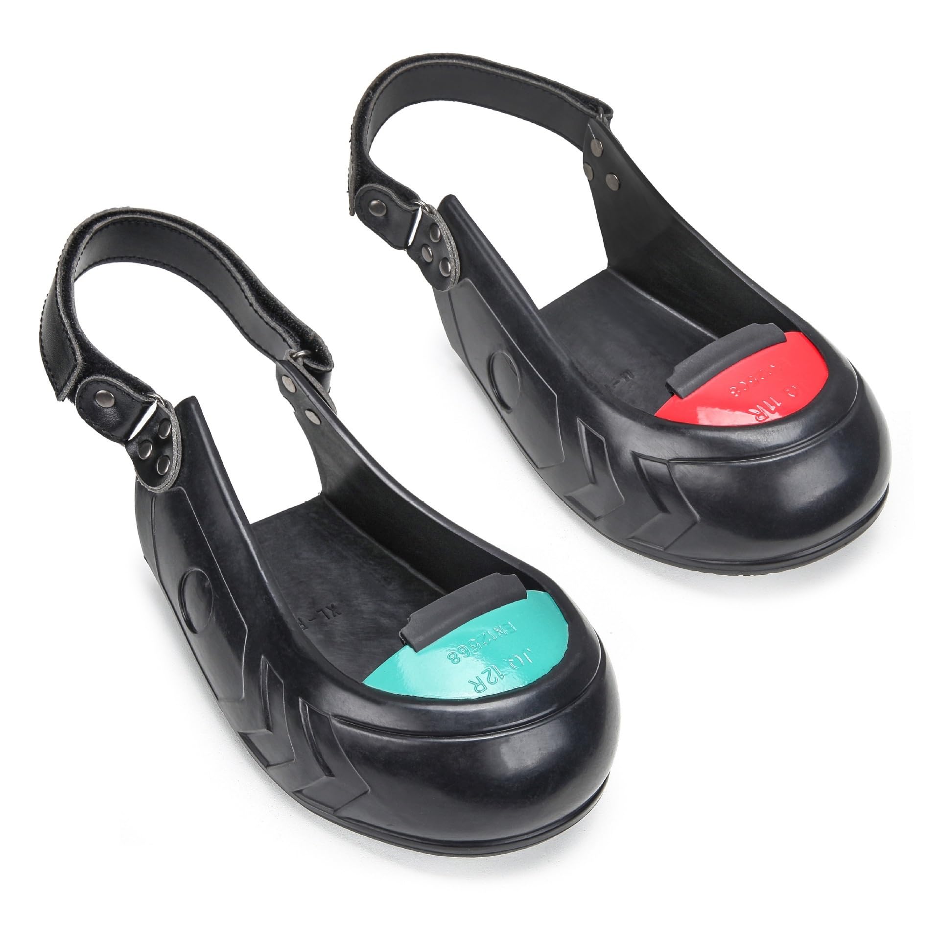 Couvre-chaussures de sécurité temporaires en alliage d'aluminium - Résistant à l'usure - Dessous en caoutchouc antidérapant - Protection pour chaussures