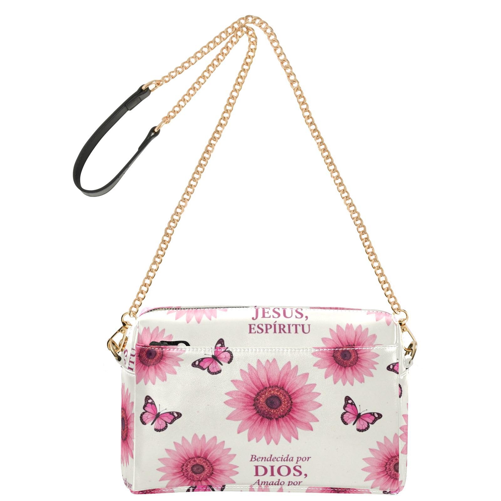Bolso bandolera ligero con correa de cadena con capacidad de 2,5 L para