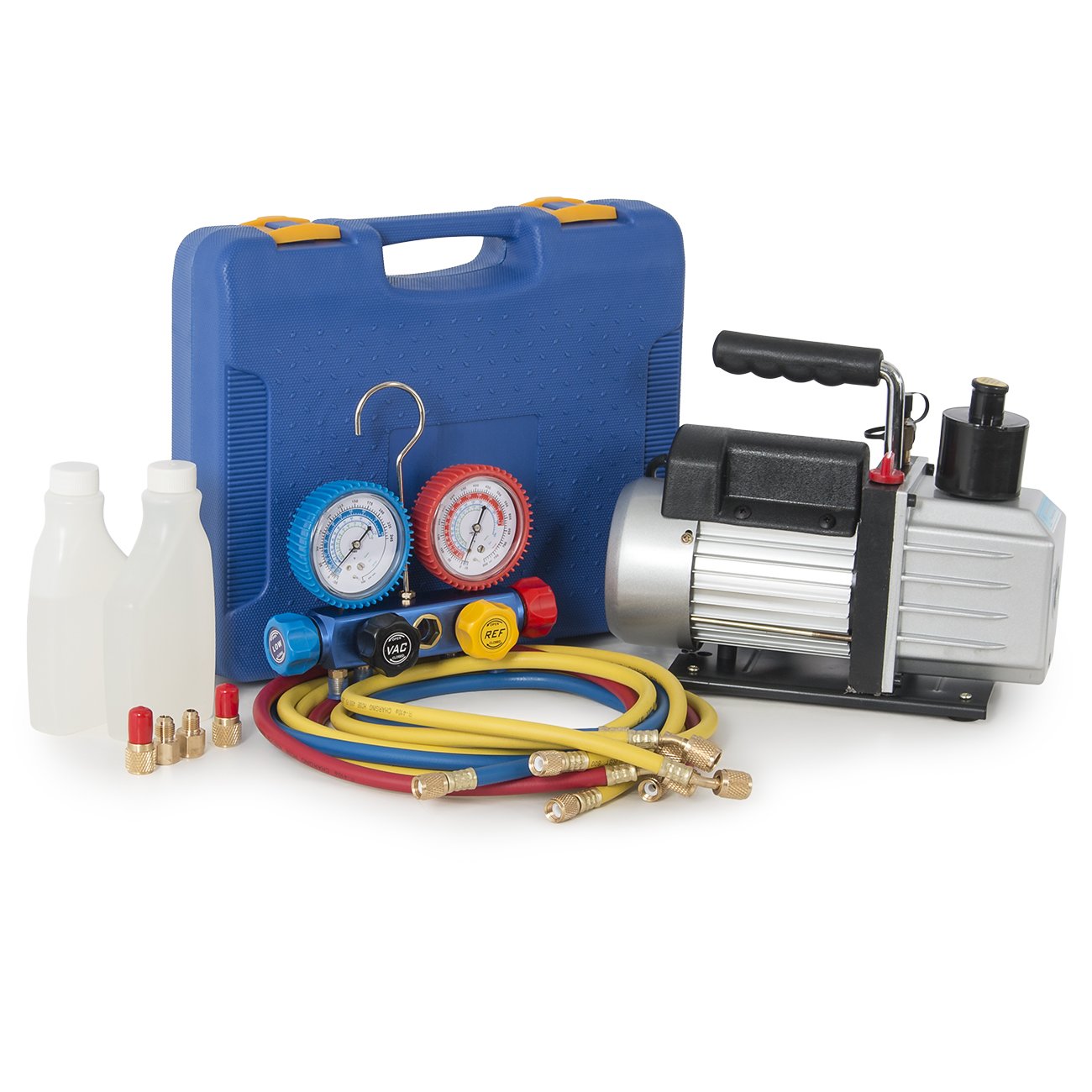 Buy ARKSEN© 1/2HP 5CFM Vacuum Pump 4way (R410a, R22, R404a