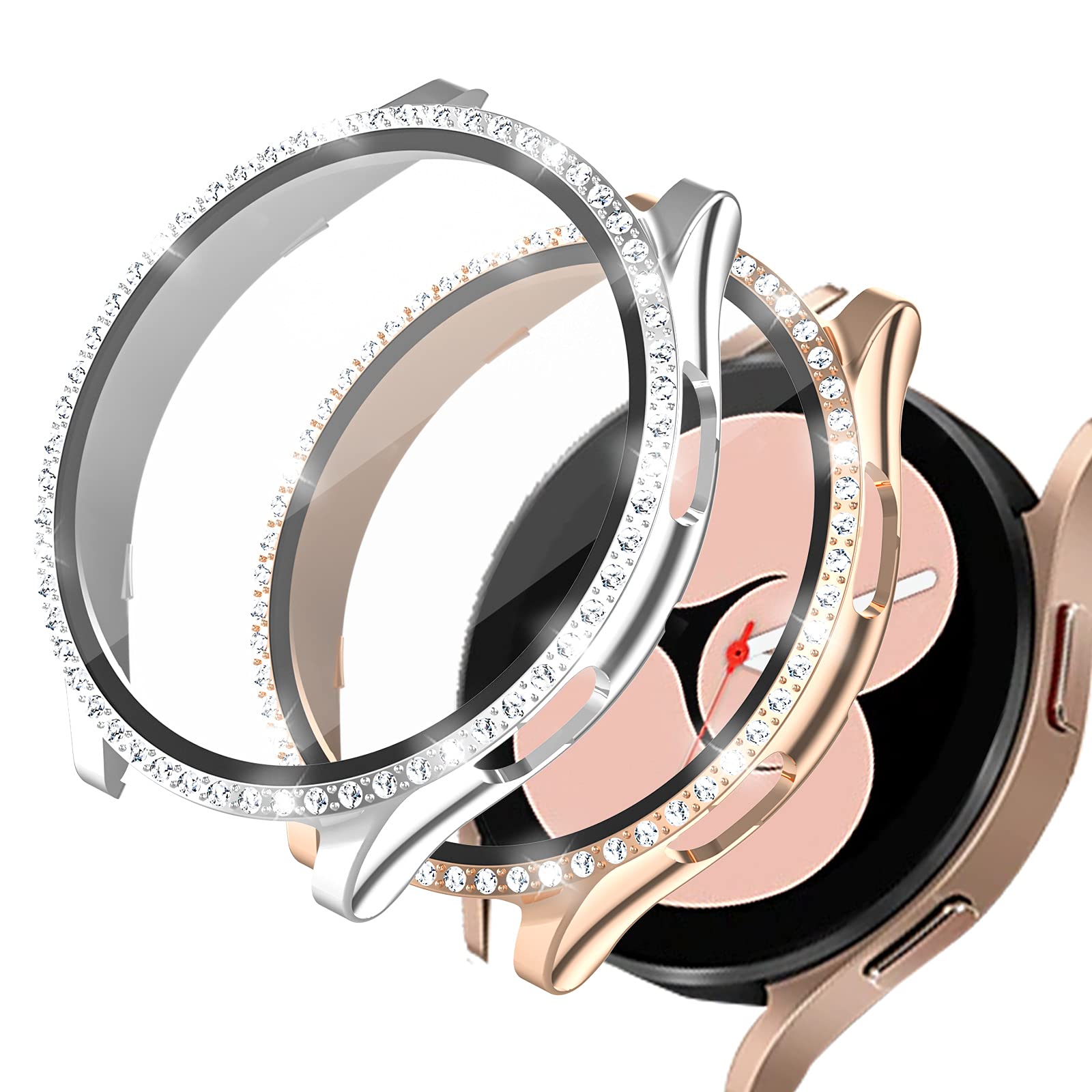 Case for Galaxy Watch 42mm, Haojavo Soft TPU Plated [Scratch-Proof] All-Around Protective Bumper Shell Protector for Samsung Galaxy Watch 42mm Bands Smartwatch Accessories