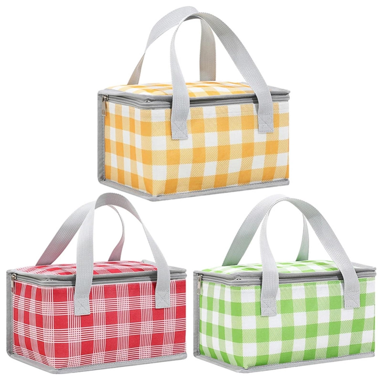 3 pezzi borsa da picnic grande scatola frigo esterna portatile termica isolata campeggio bevande Bento borse Per Il Lavoro