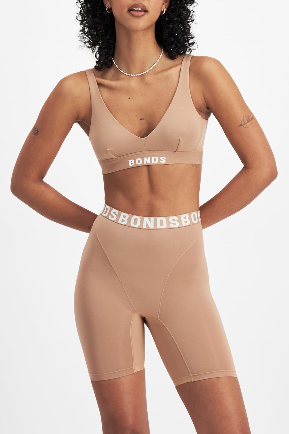 Bonds Womens Anti-Chafing Bralette Bra, Chafe Off Bralette, Viscose/Bamboo Moisture-Wicking Plunge Bra for Women - Image 4