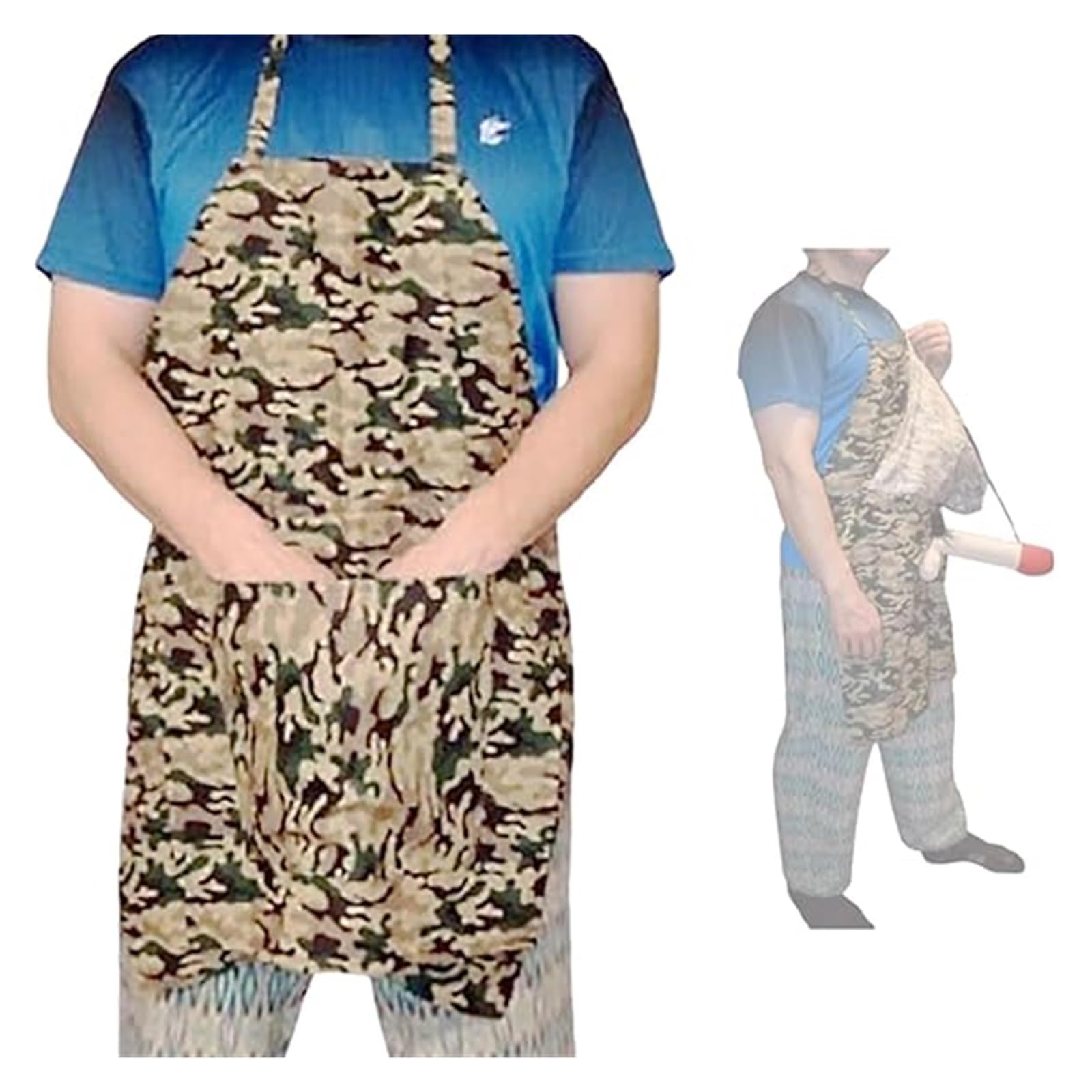 The Ultimate Gag Gift Apron | A Surprise Hiding In The Pocket! Funny Apron With Penisunder, Novelty Kitchen Apron For Adult(F)