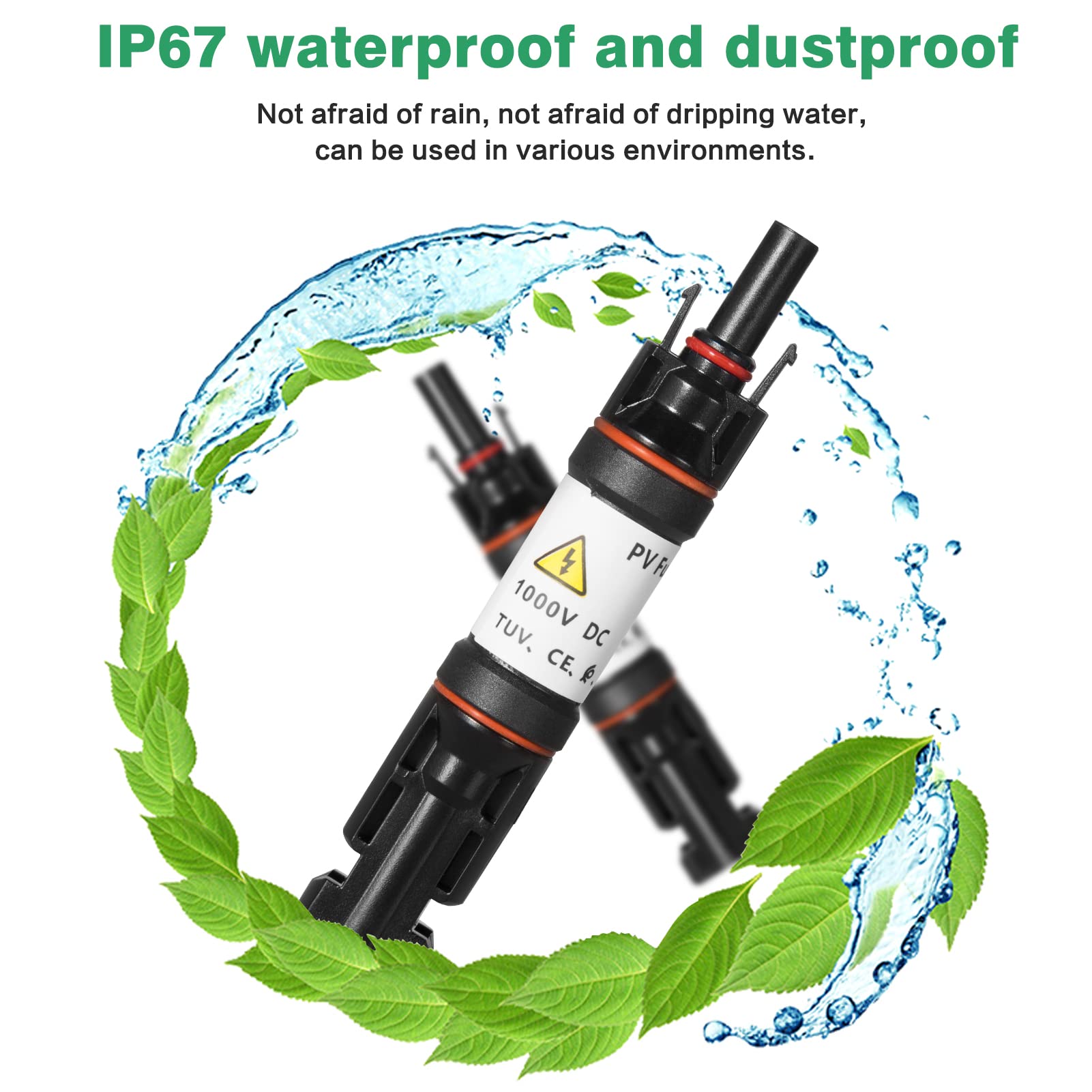 Jadeshay Connettore Fusibile Fotovoltaico 30A DC1000V - Portafusibile Solare Impermeabile IP67 - Foto 6