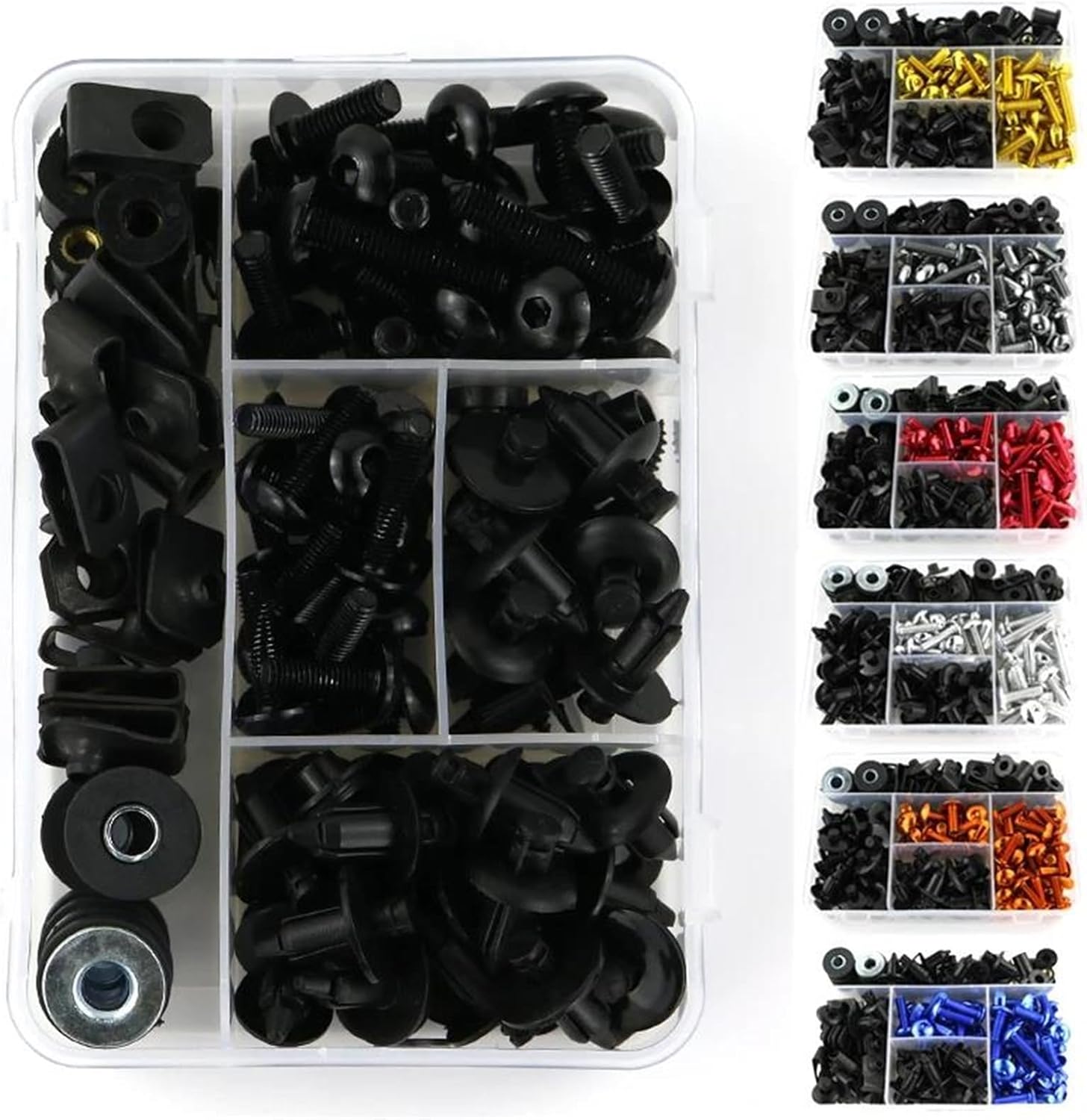 に適合するスズキ GSXR600 GSXR750 GSXR 125 250 300 オートバイフルフェアリングボルトキットネジ(Ti