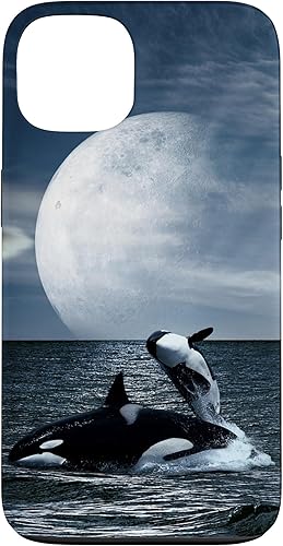 Funda para iPhone 13 Orca Whales Animal Nature