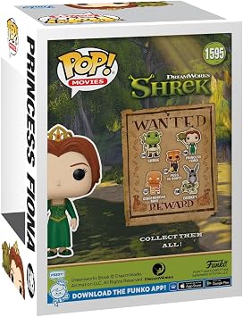 Funko POP! Movies: Shrek DreamWorks 30th - Fiona | Official Cartoon/Animation Merch - Collectable Vinyl Figurine for Shelf Display - Birthday Gift Idea for Fans and Collectors