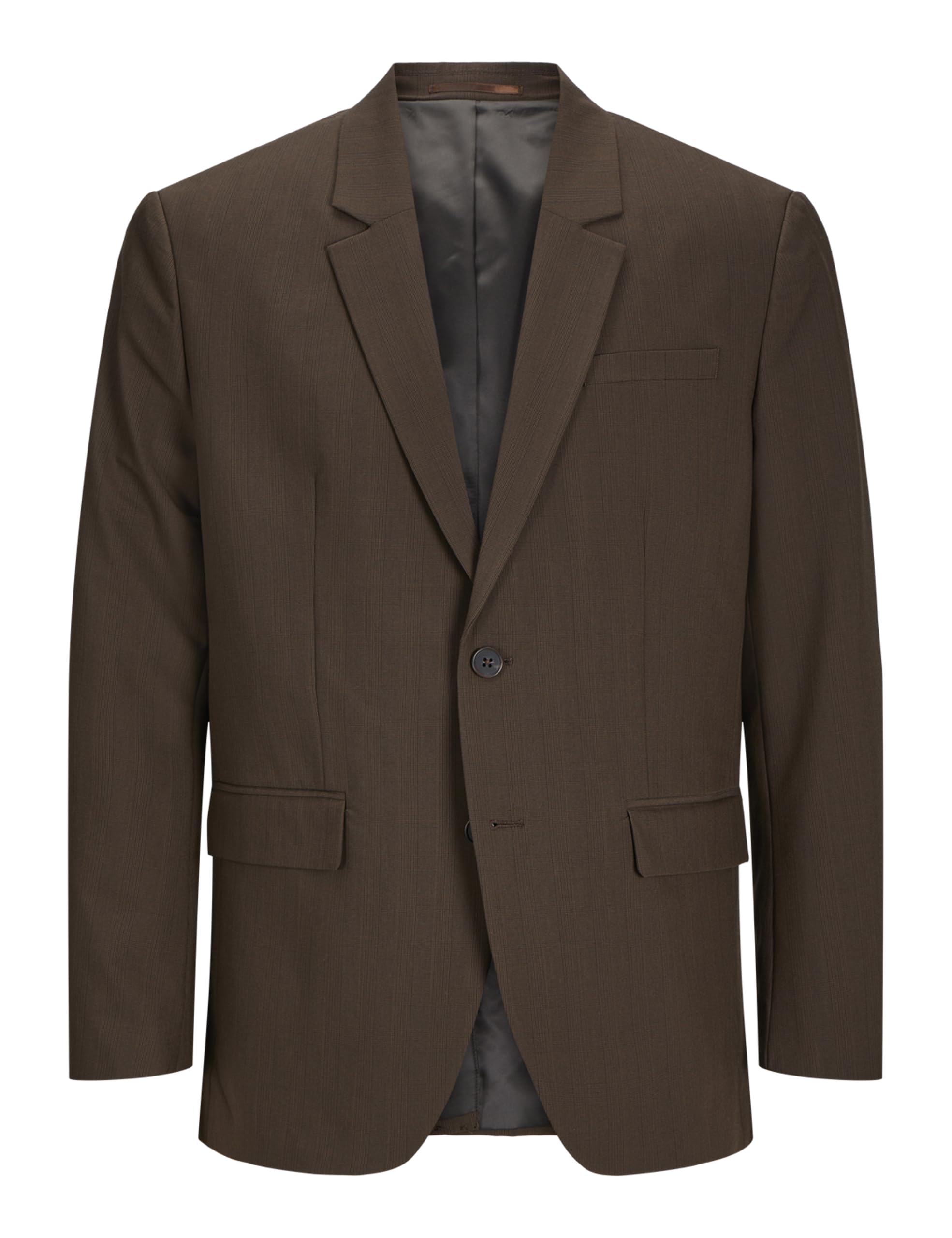 JACK & JONES Jprbushwick Harry Blazer Reg Fit Noos, Slate Black/Checks: Regular fit, 38R