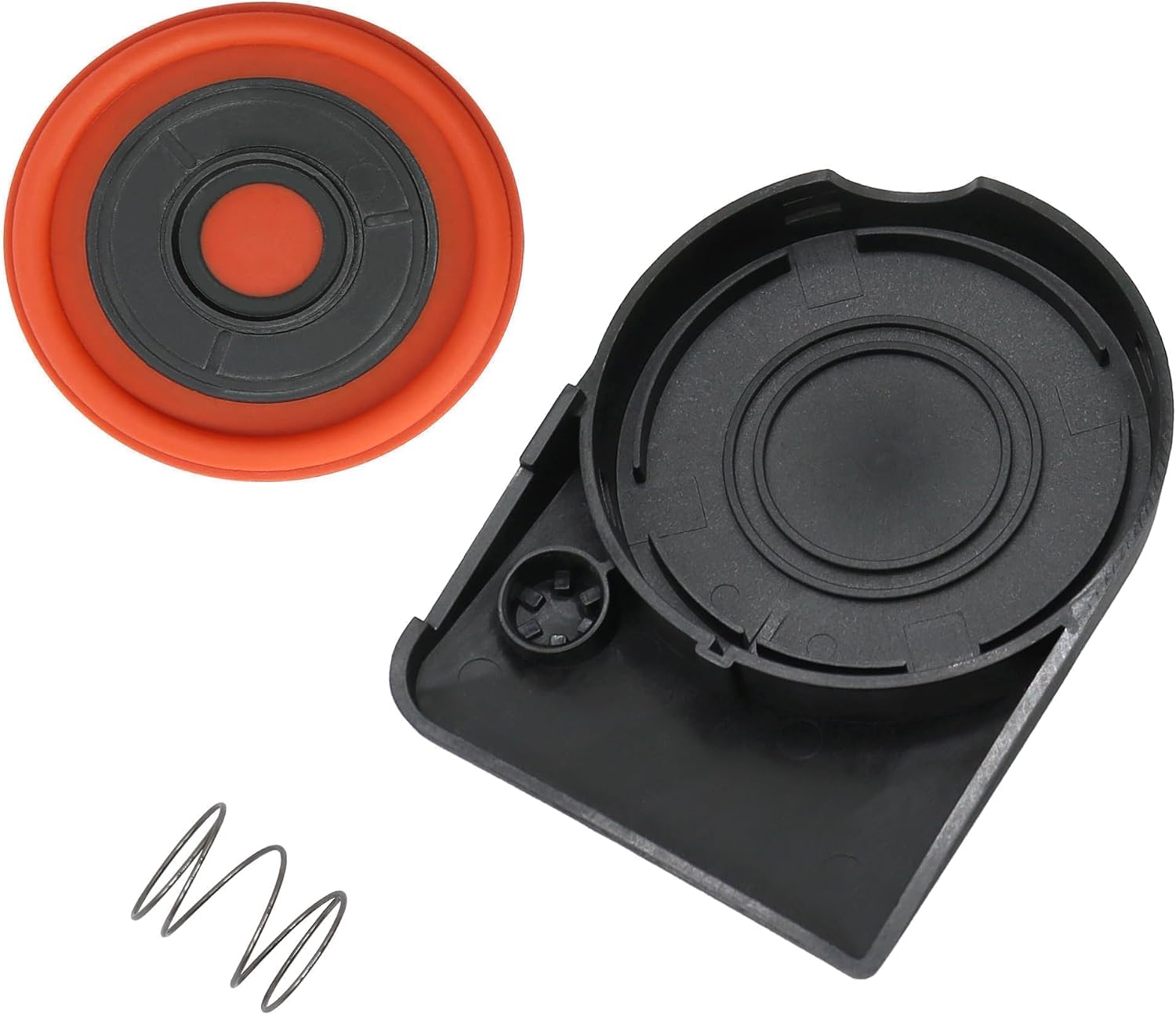 PCV Valve Cover Cap 11127646552 11127603390 with Membrane Fit for MINI Cooper S 2011-2016/Countryman S 2011-2016/Paceman S 2013-2016 N13 N18 Engine 2007-2016 for R55 R56 R57 R58 R59 R60 R61