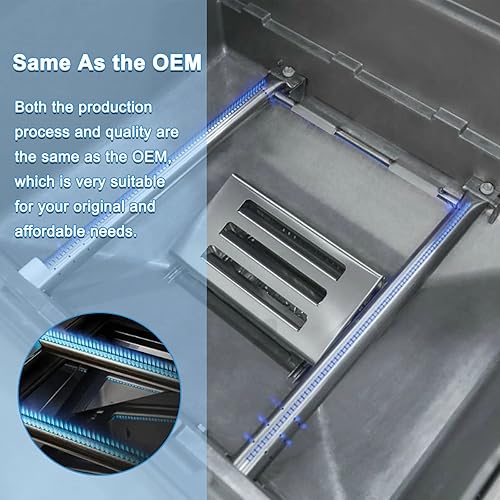 Miniatura 6 de Para Weber Spirit I y GS4 Spirit II 200 Series, E210, E220, S210, S220 con control frontal, 7635 barras aromatizantes de 15.3 pulgadas y 69785