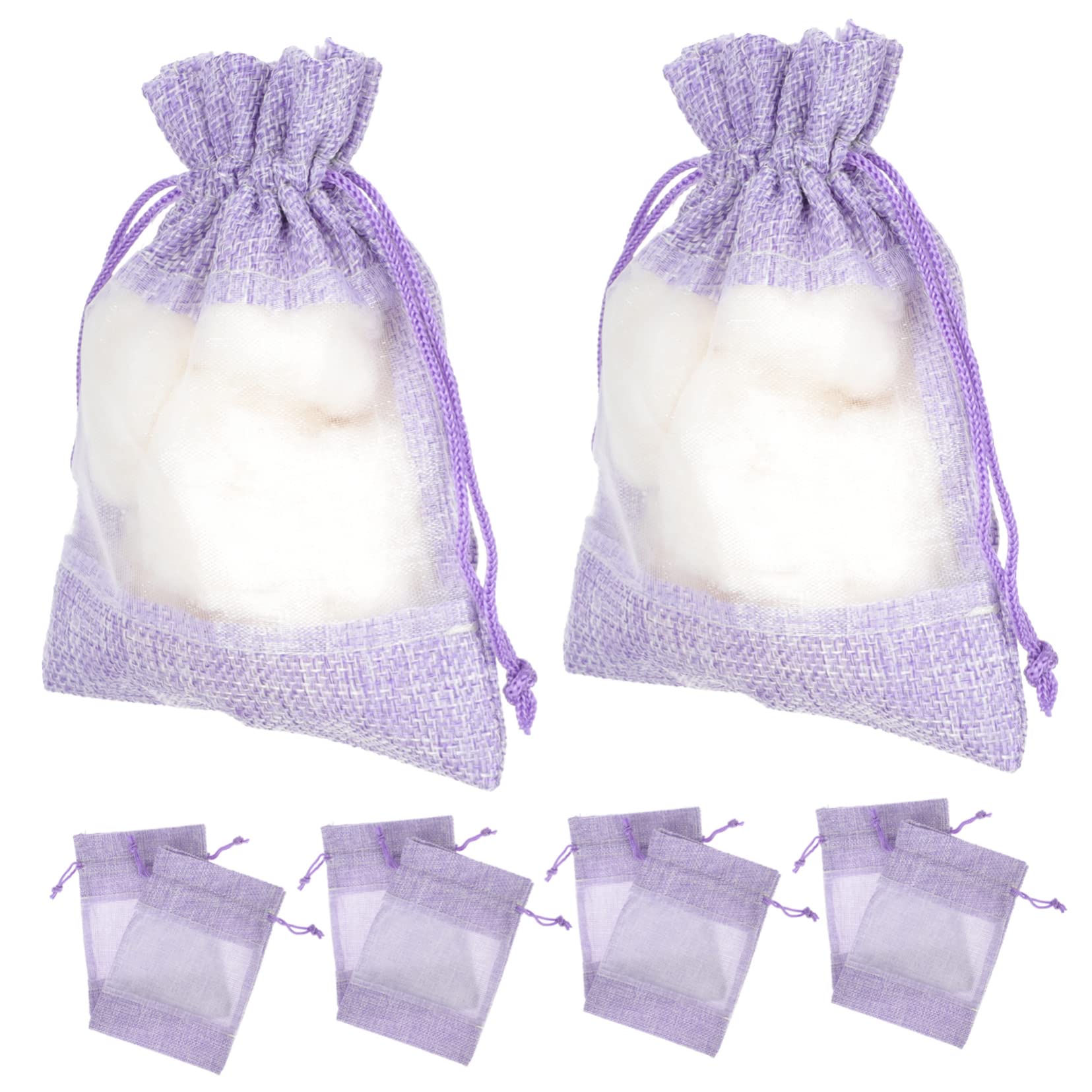 Levemolo 10 Empty Perfume Sachet Bags Lavender Packets for Wardrobe Closet Car and Drawer Liners