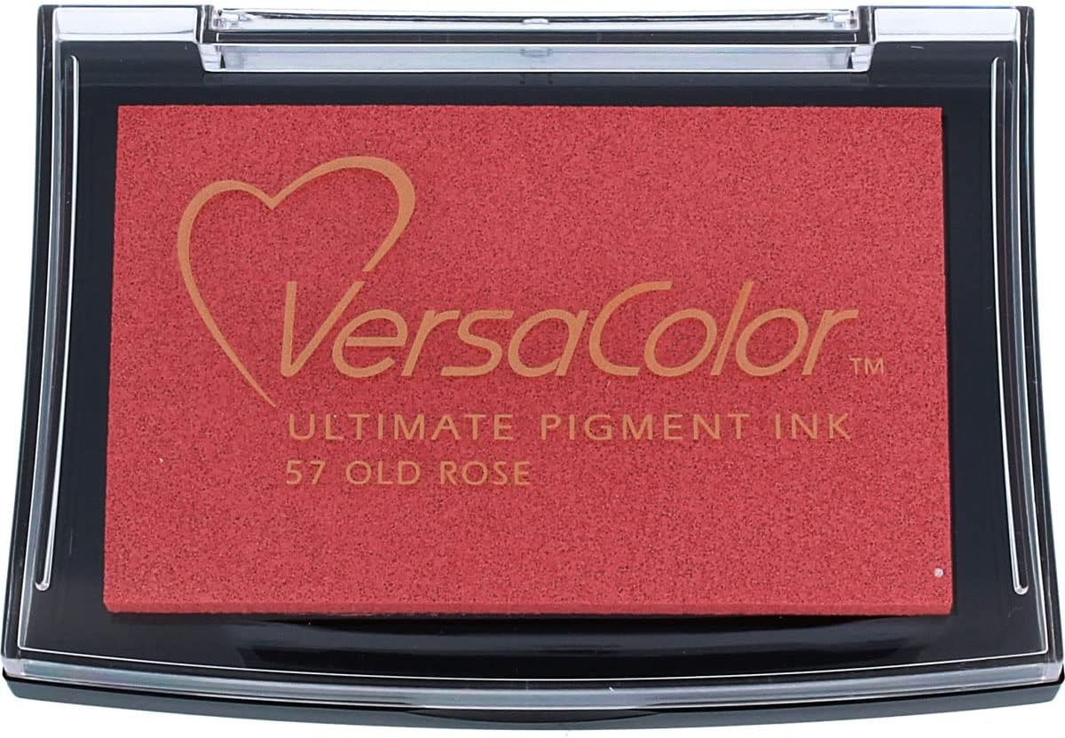 Tsukineko Versacolor Pigment Pad, Old Rose