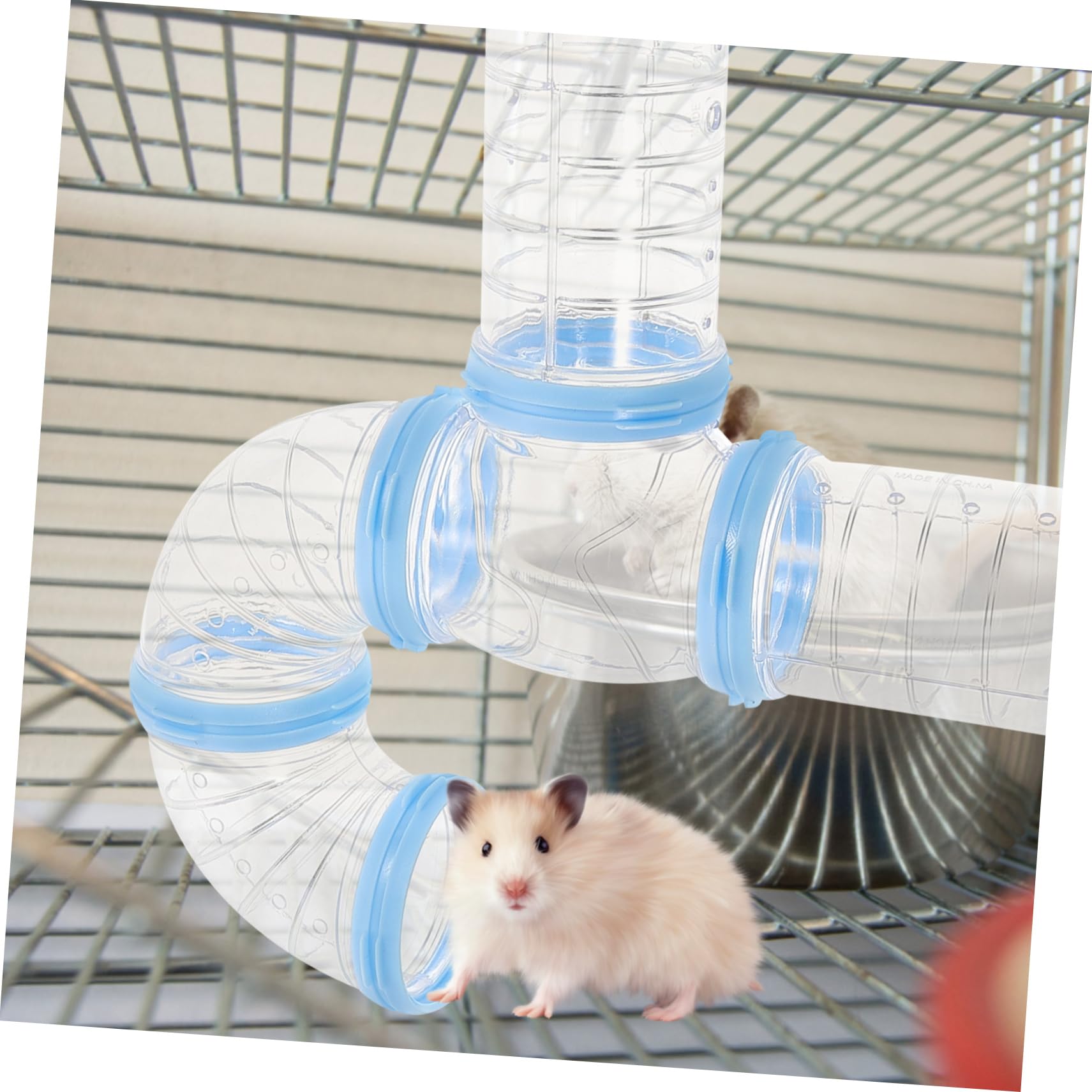 Hamstertunnel aus Kunststoff als Selbstgemacht Rohrverbinder für Käfige