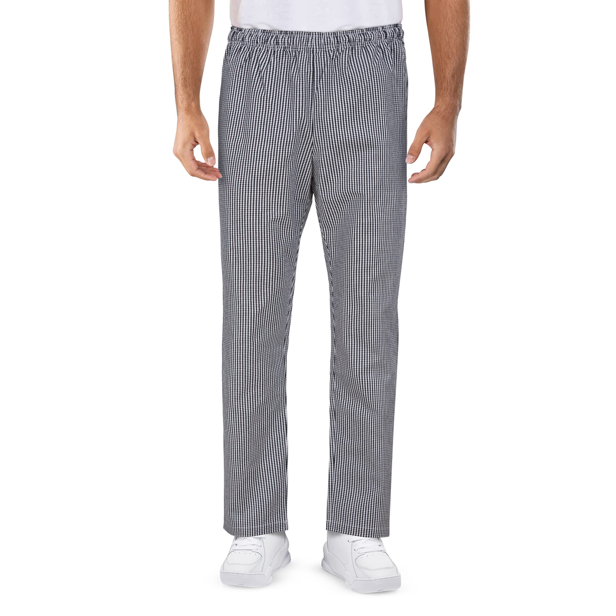 Pantaloni da Cuoco Professionali Neri - vestibilità Moderna Unisex - Ideale per l'uso Quotidiano
