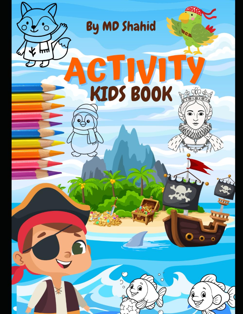 ACTIVITY KIDS Coloring Book for KIDS Learn ABC with Fun Illustrations